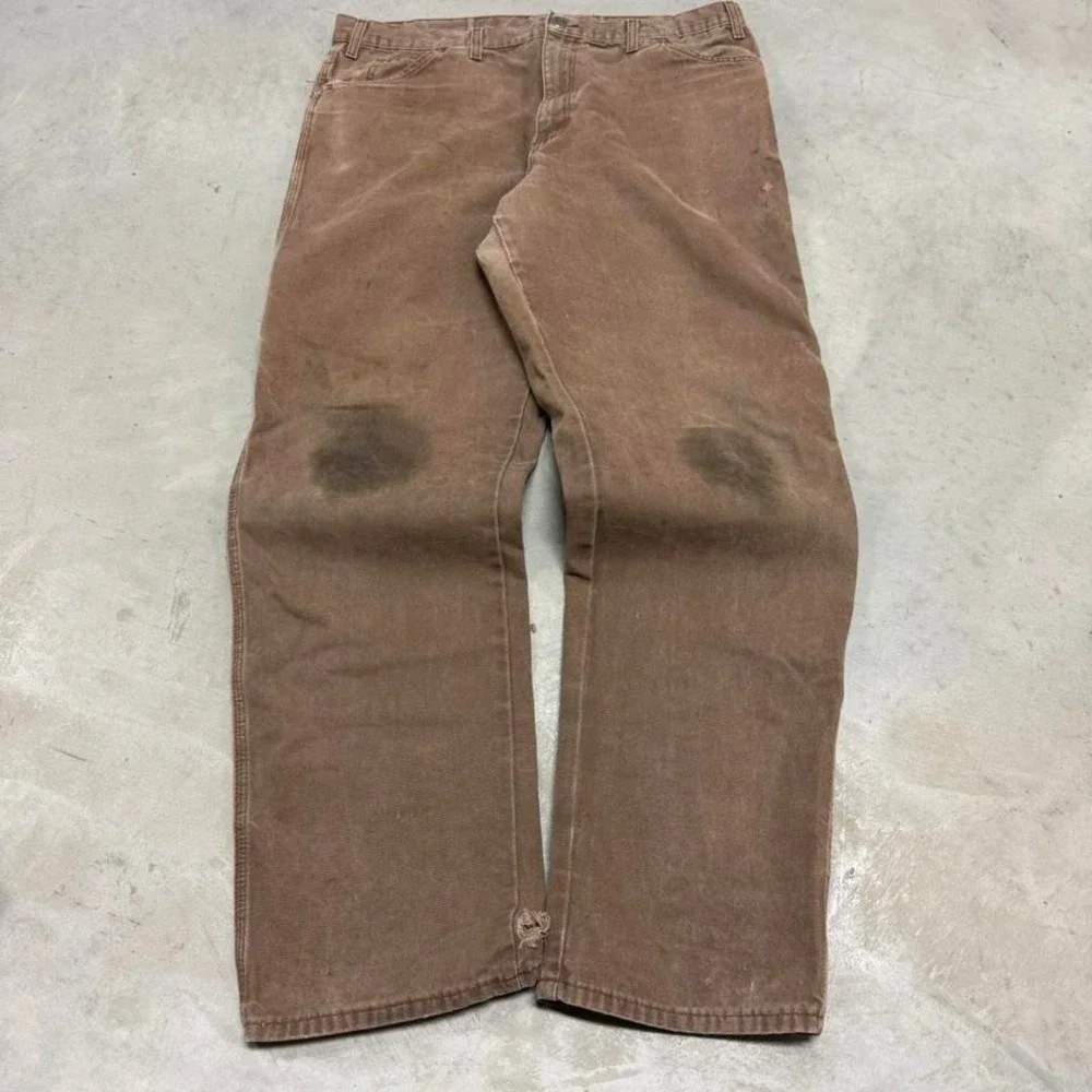 Vintage 1990s Brown Dickies Carpenter Pants‎